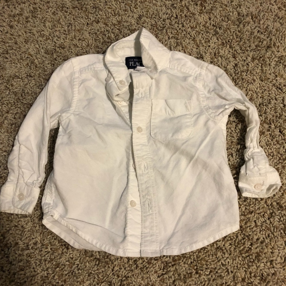 Children’s place white dress shirt (infant boy)